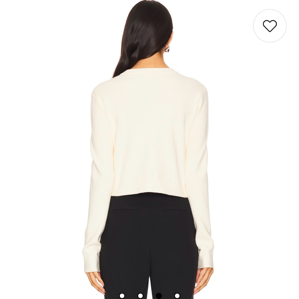NWT Favorite Daughter The Quinn Cardigan in Cream Size Medium - Picture 4 of 12